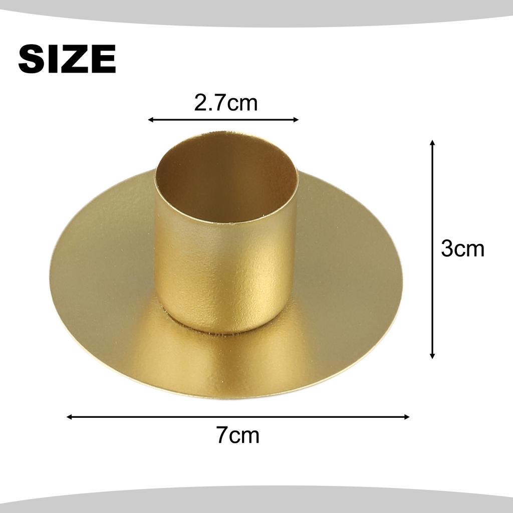 Железная пластинаПодсвечник Металлический подсвечник Настольный декоративный Свадебная вечеринка Фестиваль Канделябр Украшение Домашний подсвечник