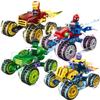 Blind Box Mini Building Blocks 9006 Figures Big Goblin Spiderman Iron Man Venom Captain Hawk Deadpool Armor Christmas Gifts Toy