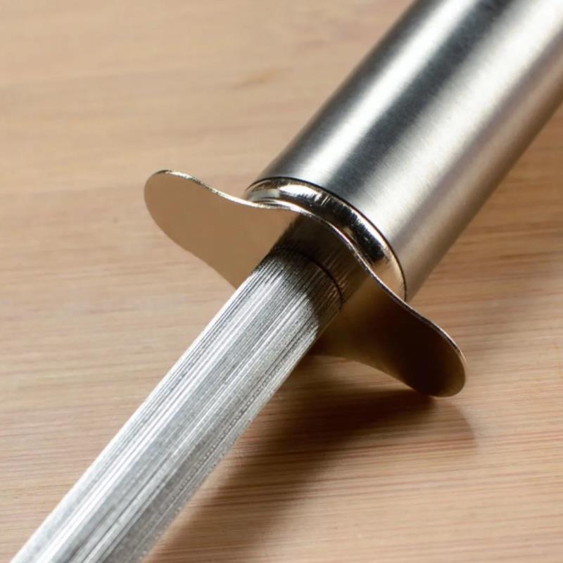 Стержень для заточки ножей 12-дюймовая кухонная хонинговальная сталь Заточка ножей из углеродистой стали