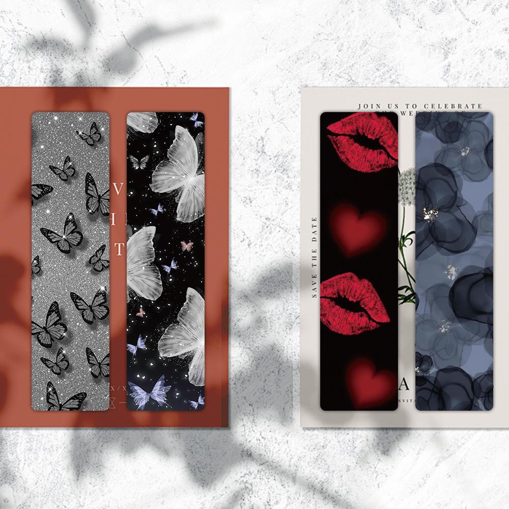 24 шт. Ночная бабочка Язык Креативное чтение Бумажная закладка Маленький подарок