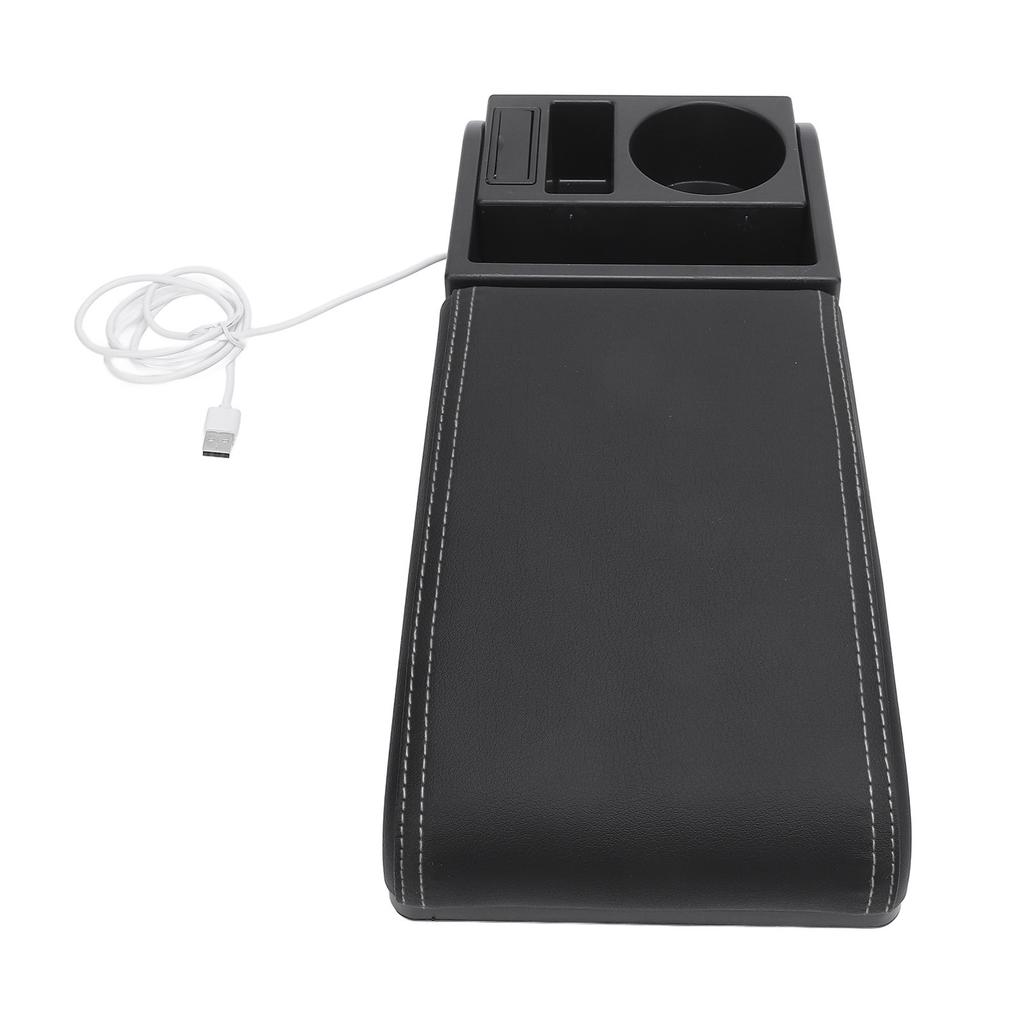 Крышка подлокотника центральной консоли   Длина с USB-портом для зарядки и подстаканником   Подходит для удлинителя подлокотника автомобиля для внедорожников и грузовиков