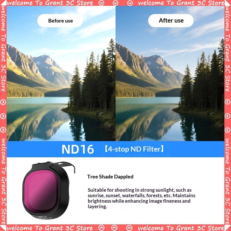 GRT Neo2 Drone Filters Kit for DJI Neo 2 UV Mirror Black Soft Filter CPL Polarizer Aerial Photography Drones Accessories