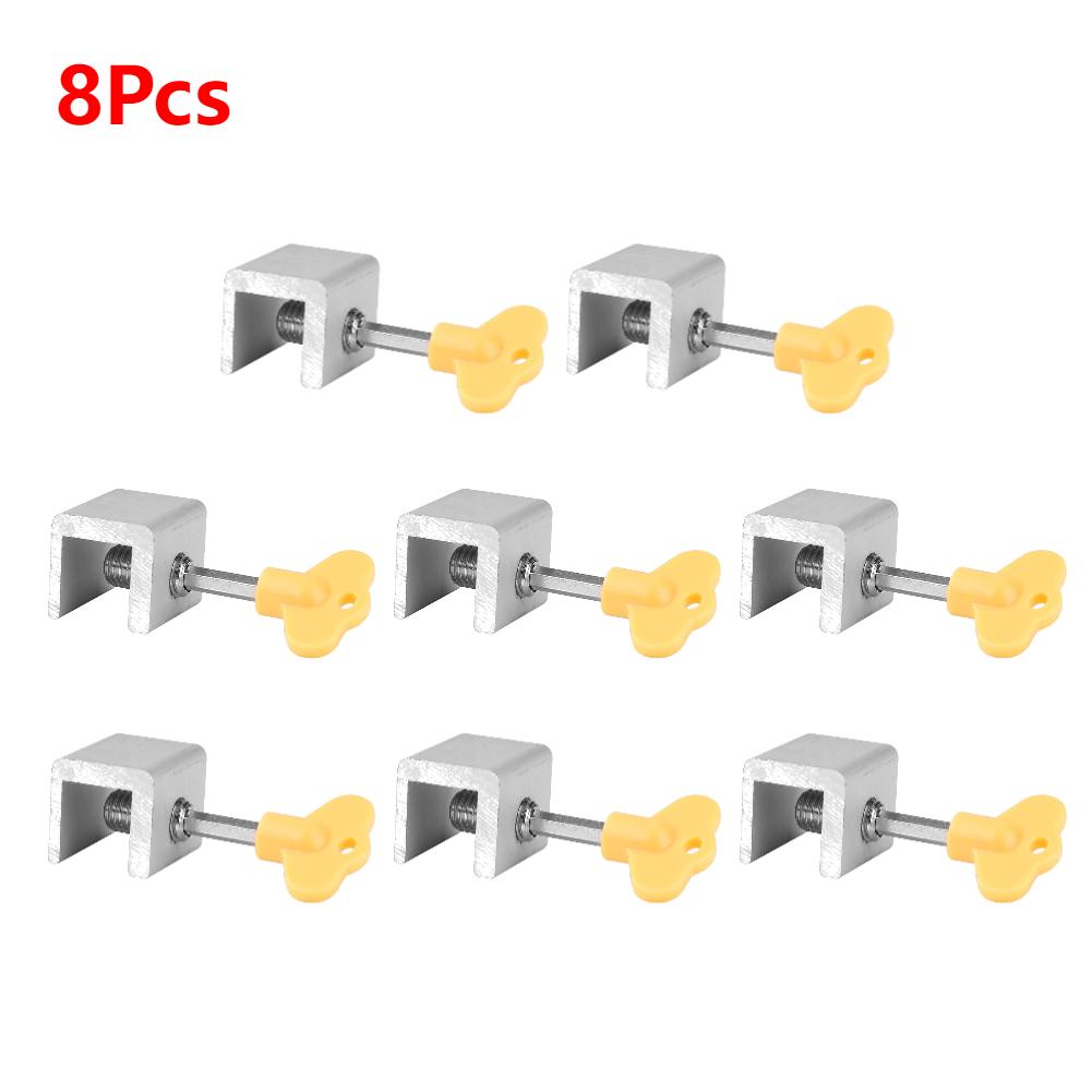 1-10 шт. раздвижные окна патио дверные замки толкающие алюминиевый сплав защита для детей дверные окна защитные замки стопоры защитные ограждения
