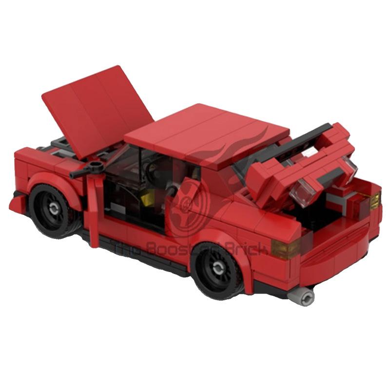 Совместимые Строительные Блоки MOC M3 E30 Красный Спортивный Автомобиль Гонки Образовательная Модель Игрушка для Сборки