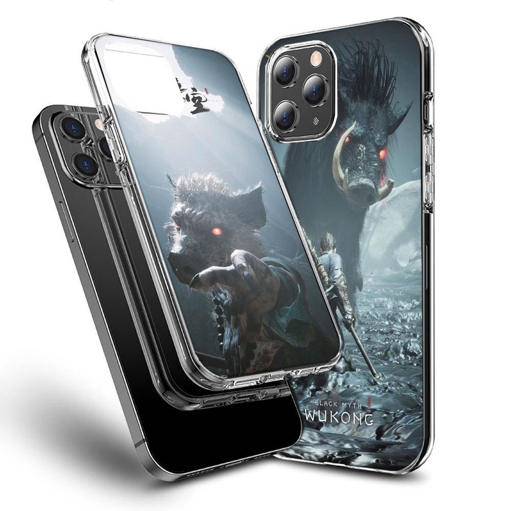 Чехол для телефона Black Myth Wu Kong Для iPhone 16E 15 Pro 14 Plus 17E 16 17 Pro Max Air 11 12 13 Mini Ударопрочный Capa Милый Чехол TP