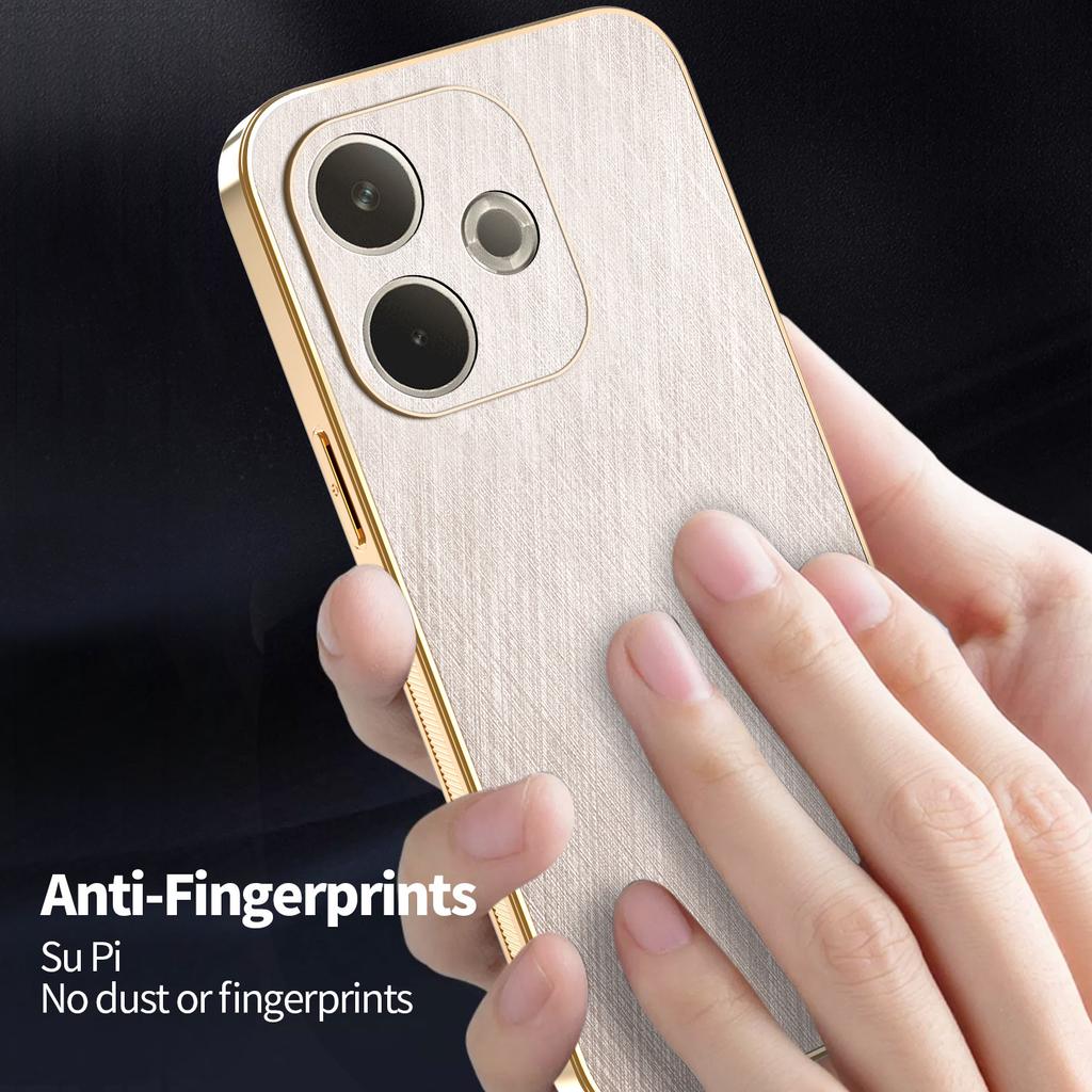 Чехол KADEM для Oppo A5 Pro 5G (Глобальный)/4G (Глобальный)/A5 Energy 5G (Китай) ,Электролитическое покрытие PU+TPU задняя крышка с шелковистой текстурой