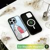 Shark Cute Phone Case For iPhone17,16,15,14,13,12,11 Plus,Pro Magnetic For Magsafe Wireless Charging