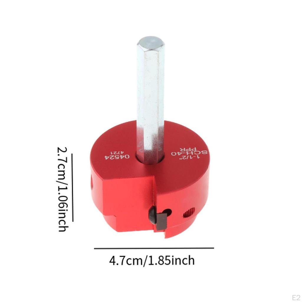 PVC Pipe Reamer Fitting Plumbing Tool Saver for Water Lines