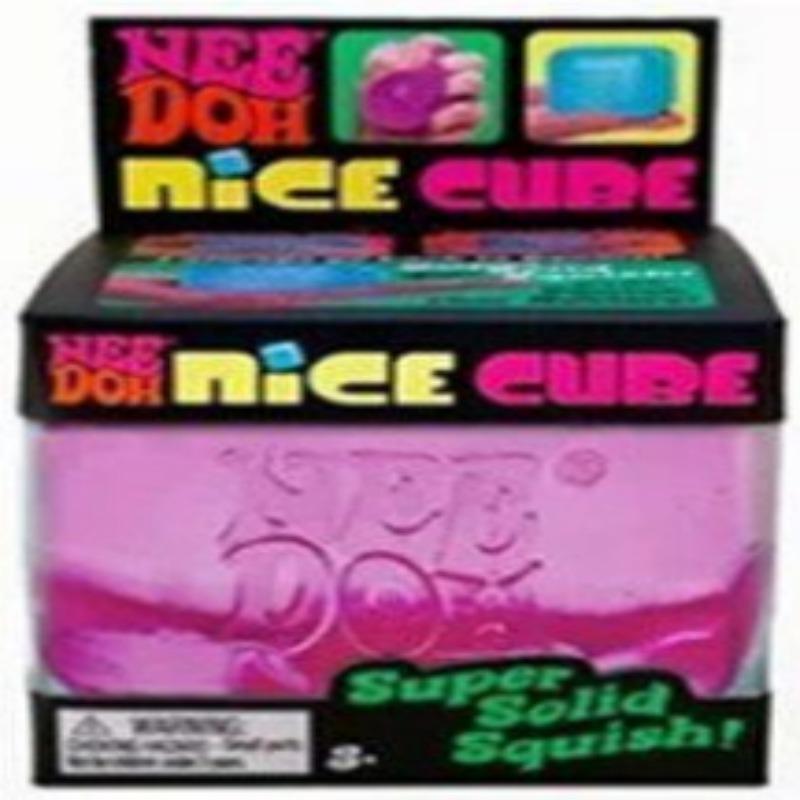 Schylling Needoh Nice Cube Сенсорные игрушки Декомпрессионная коробка Сжимаемые музыкальные игрушки-антистресс Игрушки для снятия стресса