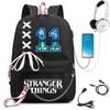 Рюкзак с принтом по мотивам сериала «Очень странные дела», большой вместимости, в студенческом стиле, школьная сумка для студента
