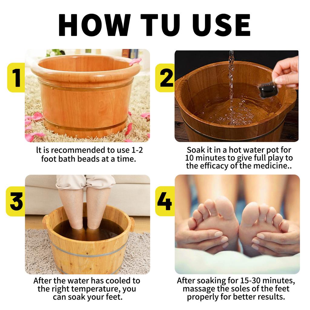 Cleansing Foot Soak Beads Body Foot Soak Beads Herbal Detox&Shaping Cleansing Foot Soak Beads Moisturizes Skin And Relieves Fatigue 20ml