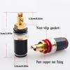 Золотое покрытие Женская wiring короткий клеммник banana-розетки Horn-штекеры для Hi-Fi аудио энтузиастов звукорежиссера