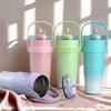 316 Stainless Steel Insulated Water Bottle With Straw Office Double Drink Cup  Outdoor Activities