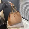 2025 Fashion Suede Retro Shoulder Bag - Versatile Autumn/Winter Chain Underarm Bucket Bag