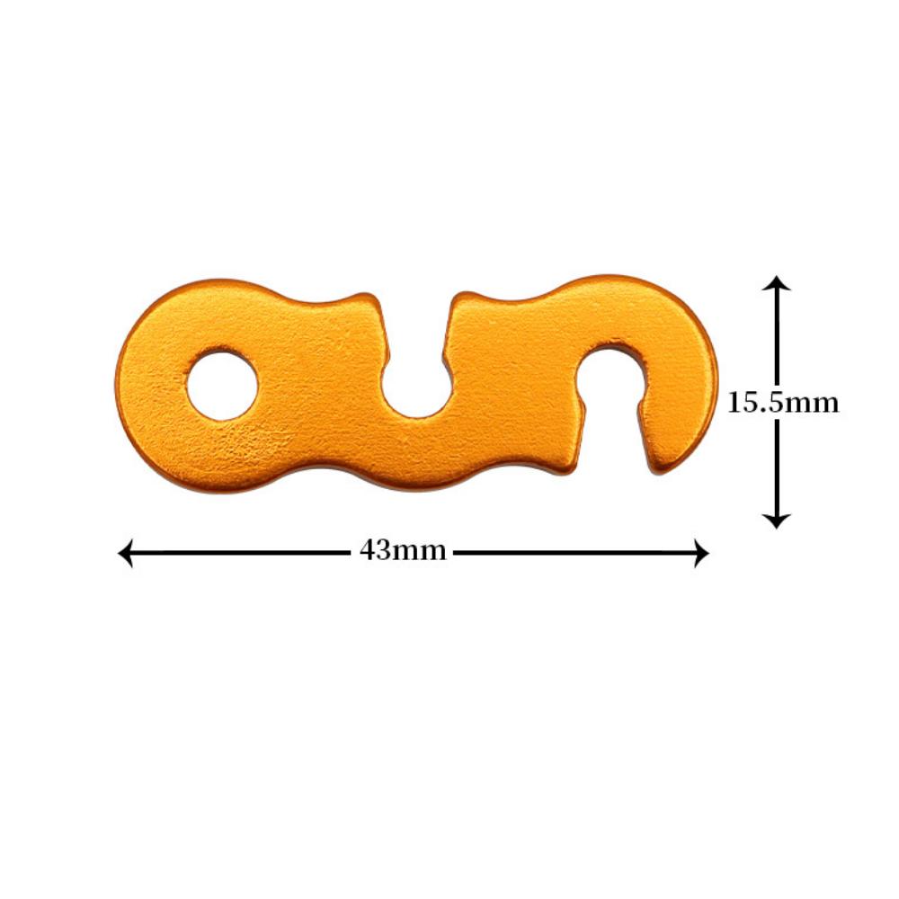 10 шт. сверхлегкий алюминиевый регулятор шнура для палатки, кемпинга, пешего туризма, альпинизма, активного отдыха