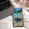 Крутой чехол для телефона с морскими узорами Для Samsung S25,24,23,22,30,21,10,9,Ultra,Plus,Lite,FE,4,5 G Мягкий черный чехол