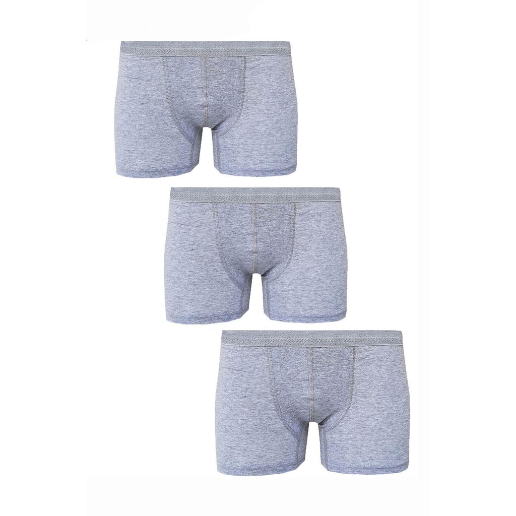 3 упаковки мужских экономичных трусов-боксеров из лайкры и хлопка с гибкой удобной формой