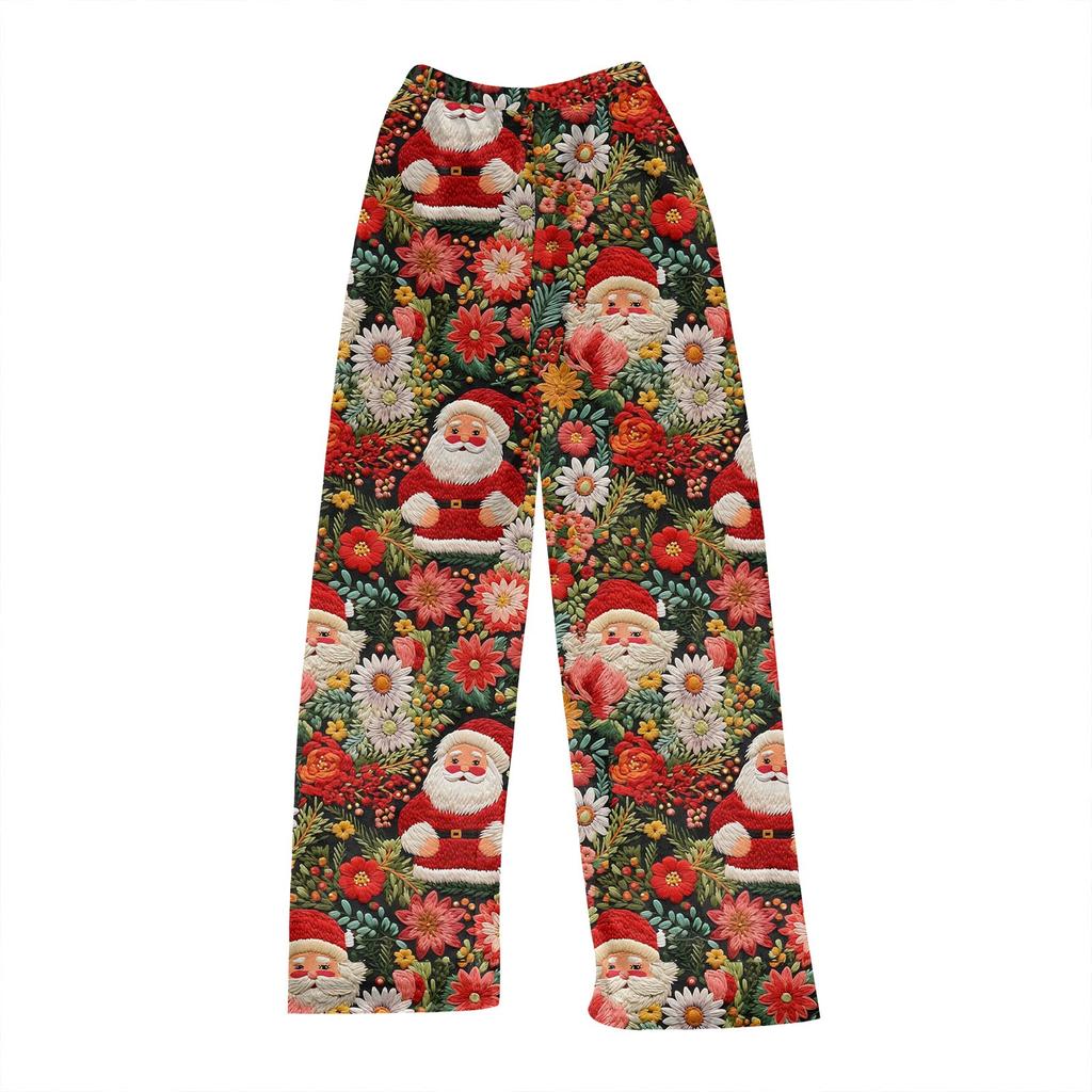 Женские осенне-зимние клетчатые брюки полной длины, спортивные брюки