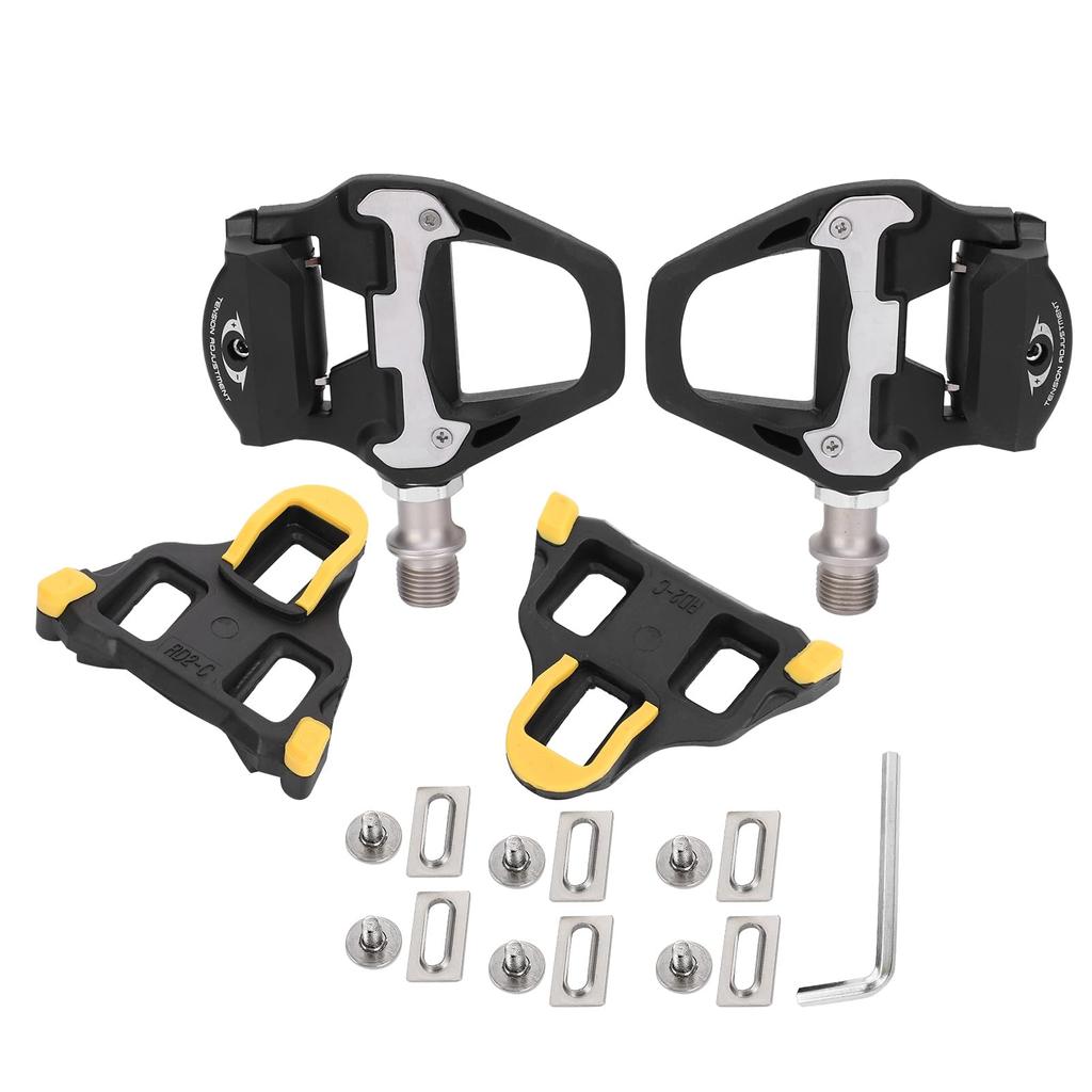 Ongwan Road Bike Pedal Set Cleats for Shimano Dynamics System Bicycle Pedals R21 Lock Plate Combination Set SPD-SL (Pedaling SL)