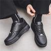 Men's Shoes Breathable Black Board Shoes Men's Air Force Sports No. 1 Pure Black Kitchen Work Non-slip Autumn Foreign Trade
