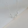 Pearl Necklace Women'S Lamp Luxury Niche Design Sense Clavicle Chain Simple Temperament Neck Chain Jewelry Premium
