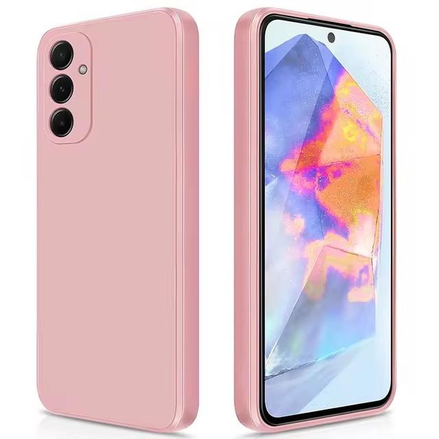 Funda For Samsung A55 5G Case For Samsung Galaxy A55 A54 A 55 5G Cover Funda TPU Cases Противоударный жидкий силиконовый мягкий чехол