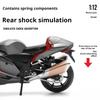1:12 Официально лицензированных упакованных моделей-игрушек мотоцикла Suzuki Hayabusa Super Sport, симуляция, сплав, коллекционная декорация