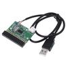 1PCS 1.44MB 3.5" Разъем для дисковода гибких дисков 34 PIN 34P к USB-кабелю Адаптер PCB Плата