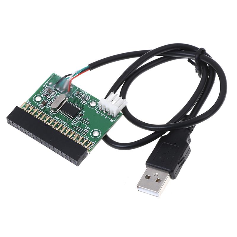 1PCS 1.44MB 3.5" Разъем для дисковода гибких дисков 34 PIN 34P к USB-кабелю Адаптер PCB Плата