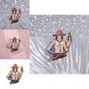 Unique Anime Character Brooch Stylish Metal Badge For Cosplay And Fashion Accessories