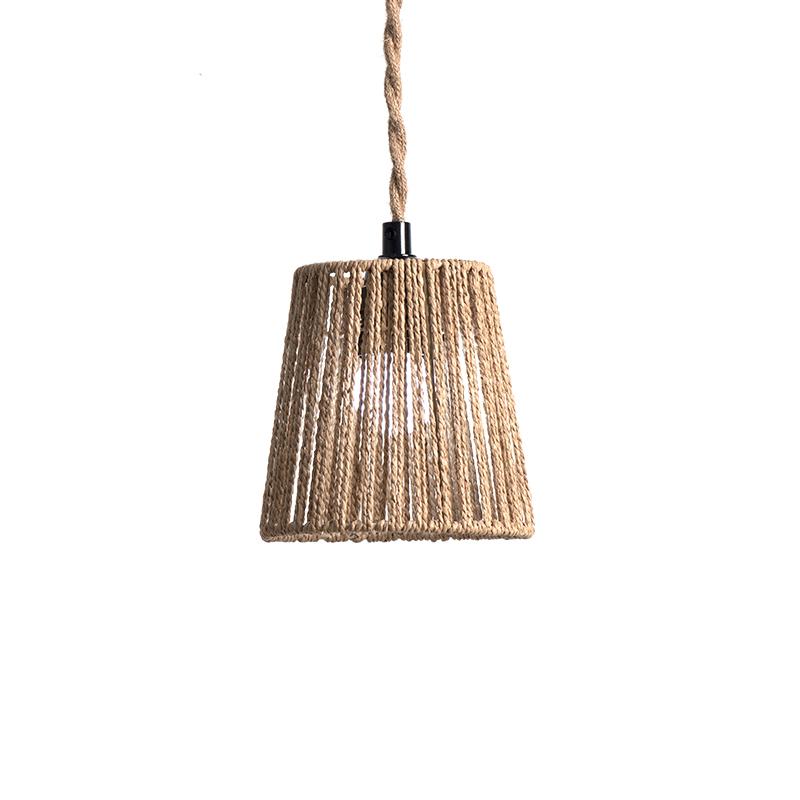 1шт люстра абажур новый китайский стиль абажур ресторан тушеное мясо с овощами магазин бумажная веревка креативное кафе ручная работа плетение B&B