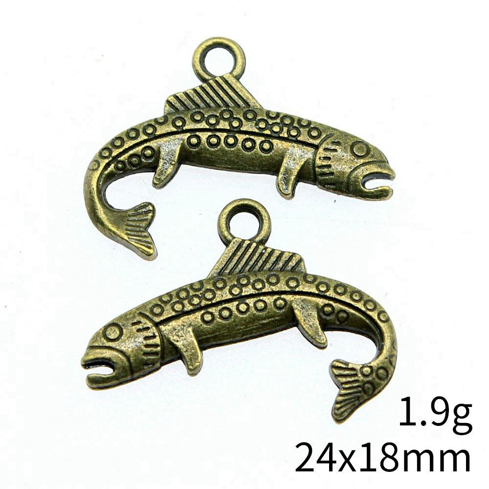 2025 Trend Charms Сумка Рыба Подвеска Подвеска Дешевая Милая Вещь Женщина Подвеска