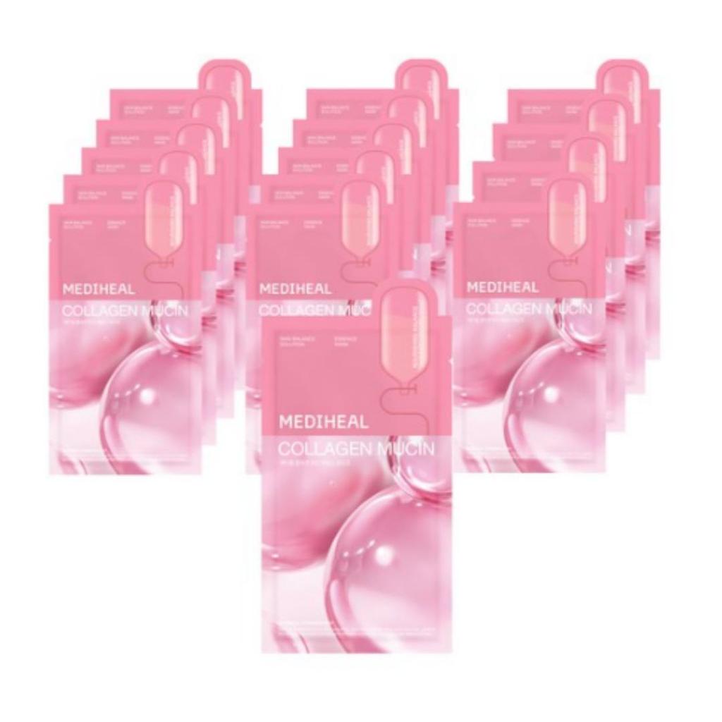 Mediheal Collagen Mucin Essence Mask 20ml X 15p