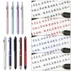 Press Type Multifunction Pen 4-in-1 0.5mm Mechanical Pencil Simple Writing Pen  School Office