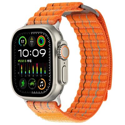 Для Apple Watch Series 10 42 мм/9 8 7 41 мм/SE (2023) SE (2022) SE 6 5 4 40мм/3 2 1 38мм нейлоновый ремешок для часов