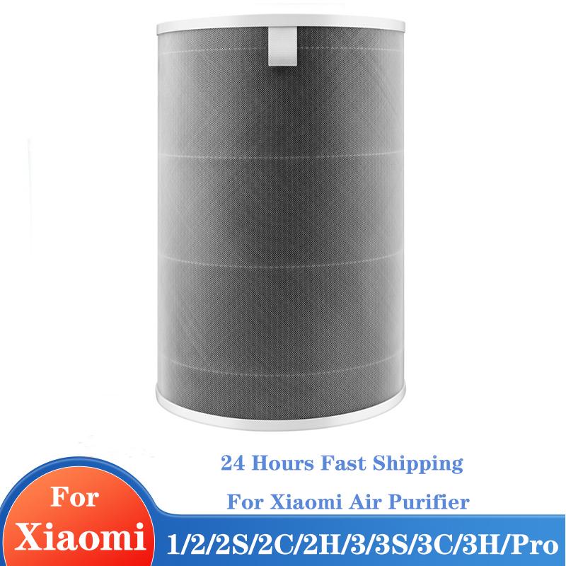 Воздушный фильтр для Xiaomi Mi Air Purifier 1 2 2S 2C 2H 3 3S 3C 3H Mijia Воздушные фильтры HEPA Замена PM2.5 Синий Зеленый Серый