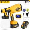 1200ML Wireless Electric Paint Spray Gun Cordless Paint Sprayer Car Furniture Household Sprayer For Makita 18V Battery Pin