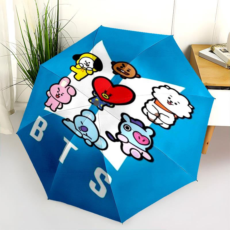 Harmony Diversity Folding umbrella Suitable for all seasons Umbrella printing Gift Sun umbrella