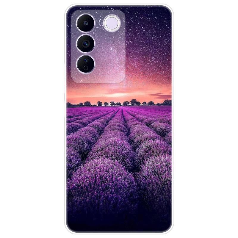 For Vivo V27e V 27e Case Soft Silicone Back Cover Cartoon Phone Case Diversification