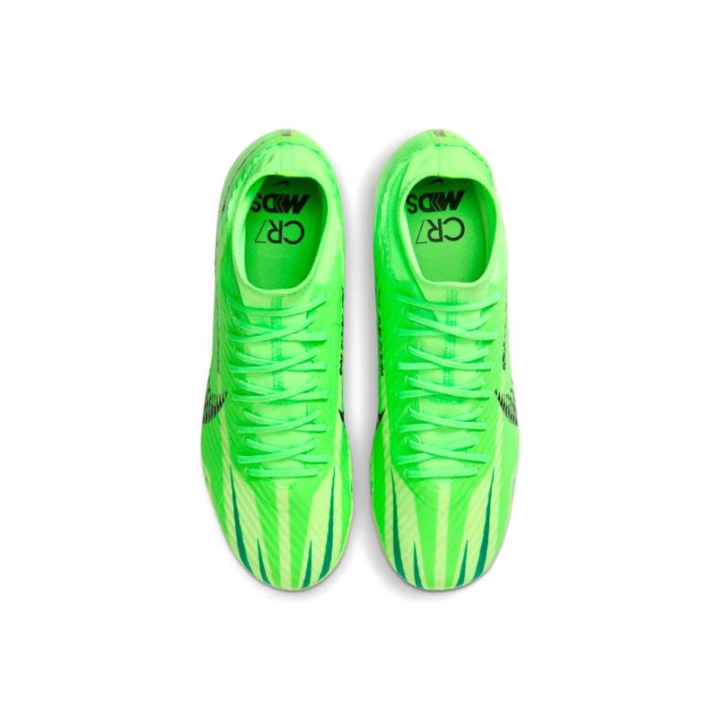 Nike Mercurial Superfly 9 Academy Mds Удобные бутсы с круглым носком для игры на искусственном газоне (Резиновые короткие шипы) Футбольные бутсы Унисекс Футбольные бутсы Зеленые FJ7187-300