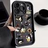 Милый подходящий чехол для мобильного телефона iphone16pro Apple 15 противоударный 14 мультяшный 13promax новый 12x импортный