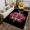 Rock Band Art Decor Carpet suitable as a non-slip mat for the living room or bedroom sofa