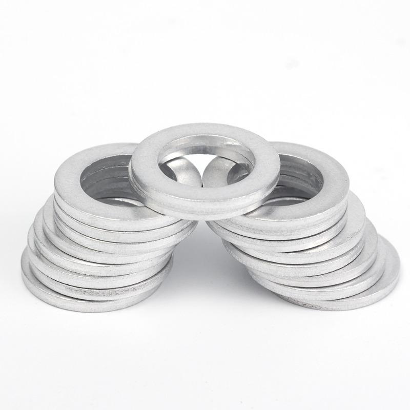 10-100PCS Car Engine Oil Pan Oil Drain Screw Gasket Seal Ring for Honda 14mm Hole Nut Aluminium Sealing Washer Auto Parts