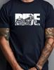 Premium Motorbike Ride T‑Shirt Two-Wheel Freedom Denim Graphic Tee