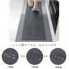 HIKKOU Kitchen Mat, 240cm, Wipeable, Washable, Floor Protection Mat, Absorbent, Quick-Drying, Stain-Resistant, Non-Slip, Cushioned, and Easy To Clean,