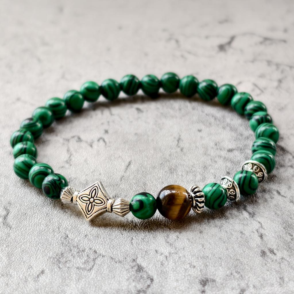 Браслет из натурального камня 6 мм бусины натуральный 7A тигровый глаз лавовый камень счастливые браслеты для женщин мужчин ювелирные изделия pulseras homme