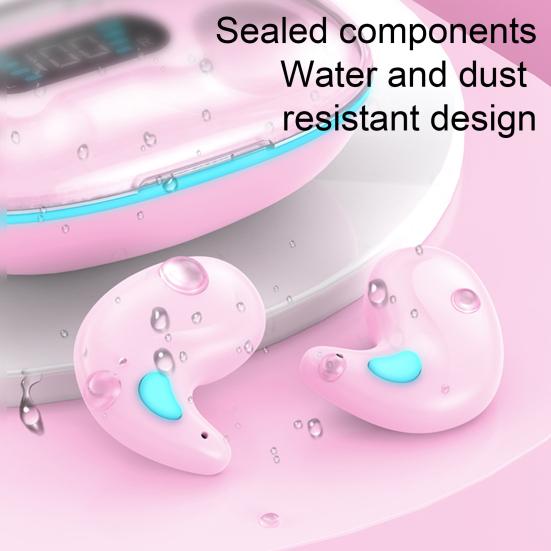 Беспроводные наушники X55 True Bluetooth-совместимые 5,3-дюймовый водонепроницаемый светодиодный дисплей с шумоподавлением и длительным сроком службы батареи