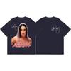 Винтажная стираная футболка с принтом Katy Perry Lifetimes Tour 2026 Американская поп-икона Танцевальный поп Концертный тур Мужская Женская Летняя Повседневная Мода