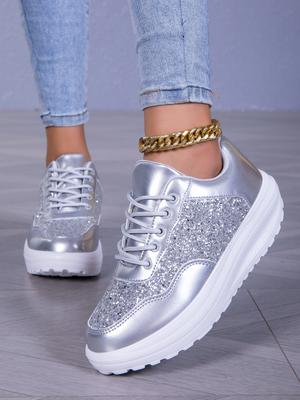 Кроссовки Женская обувь Женская обувь для отдыха на открытом воздухе Женская повседневная обувь на шнуровке Женская обувь