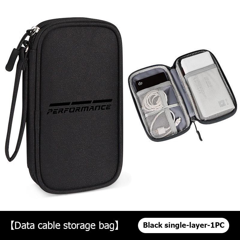 Universal Car Travel Portable Phone Data Line Key Storage Bag For BMW M E87 E30 E46 E28 E39 F18 F35 G03 F10 E93 F20 TKJLP1